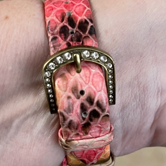 🔴 Heidi Daus collectible w/art-deco soft pink psurrounding - Picture 4 of 5